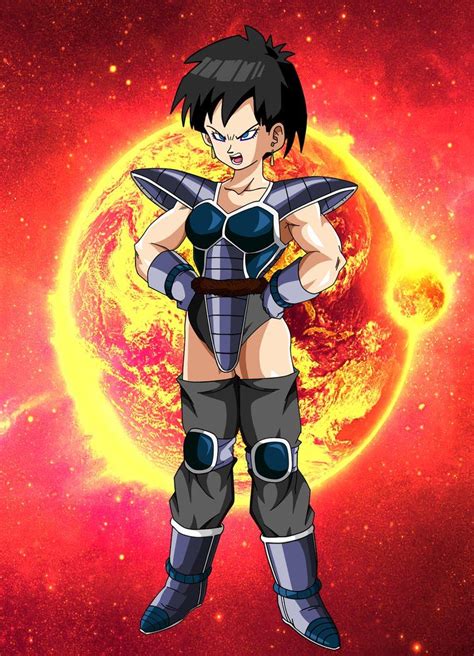 The dragon ball anime and manga franchise feature an ensemble cast of characters created by akira toriyama. Female Saiyan With Turles Armor W/Backround by ...