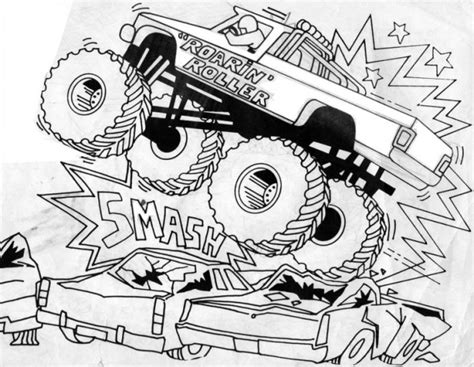 Blaze monster truck colouring page. Coloriage Le spectacle de Monster Truck dessin gratuit à ...