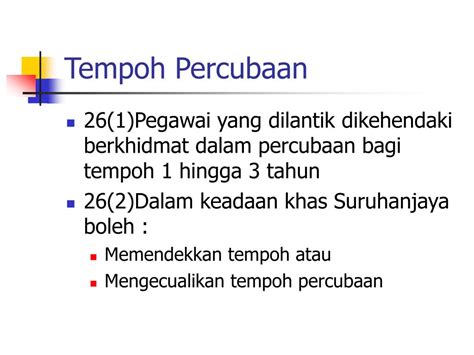 Sebelum dilantik dalam perkhidmatan awam (pa) seorang calon perlu.akan bersambung. PPT - Peraturan-peraturan Pegawai Awam (Pelantikan ...