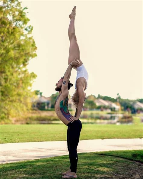 Acro yoga combines traditional yoga moves with acrobatics. Yoga For The Beginner | Couples yoga poses, Acro yoga poses, Couples yoga