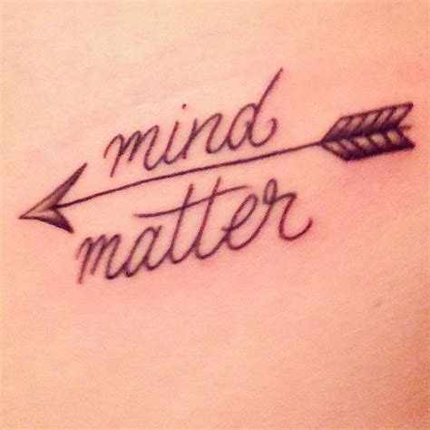 Tattoo by alex doan at guilty pleasures. Mind over matter tattoo | Mind over matter tattoo, Tattoos ...