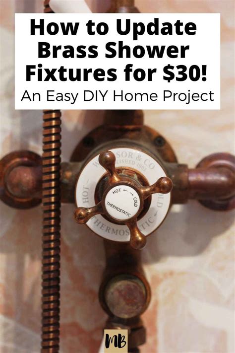 The shower in this project will be flush with the side of the whirlpool bath, so the frame needed to extend under the tub overhang. How to Paint a Brass Shower Frame for $30 (Shower Door DIY ...