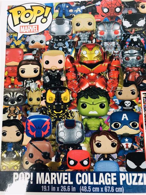 Packed with characters from the marvel universe. Brand new and sealed Funko Pop Marvel collage Puzzle 1000 ...