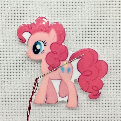 Lauren faust was inspired to create fluttershy by. Pinkie Pie Needle Minder for Cross Stitch #pinkie #pie # ...