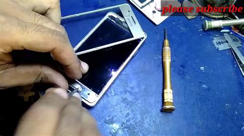 samsung z2 display light solution and toch problem repairing solove Water Damage| open| - YouTube