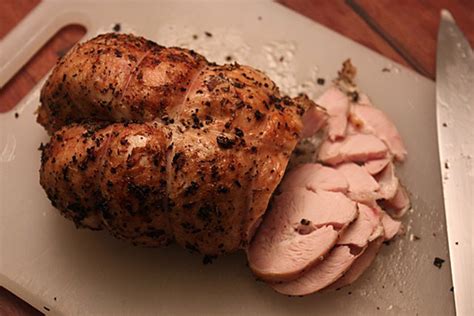 For safety reasons, i would use a food thermometer to check the internal temperature of the turkey before. Cooking Boned And Rolled Turkey - Roasted Turkey Buffe ...