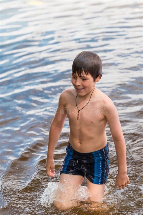 Do some laps on my cock!p2. Little Boy Swimming In A Lake Stock Photo - Image of heat ...