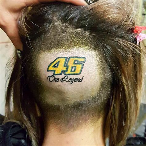 Pilota da corsa con il numero 46. Valentino Rossi Tattoo - DaiDeGas Forum