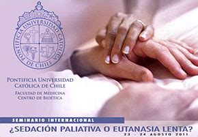 Jun 15, 2021 · además, quienes no conocen las indicaciones y la técnica de la sedación o carecen de experiencia en medicina paliativa, pueden confundirla con una forma encubierta de eutanasia. Seminario Internacional "¿Sedación paliativa o eutanasia ...