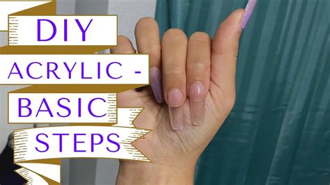 Please stop trying to pick and peel your acrylic nails off at home. Build Your Own Acrylic Kit Off Amazon (Beginner Friendly) - YouTube