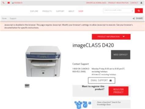 It truly is a dependable device for printing, copying, and scanning. Canon imageCLASS D420 Driver and Firmware Downloads