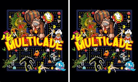 Safecracker (bally) decal vault wings (2) out of stock. Mame Multicade Classics Side Art Arcade Cabinet Graphics ...