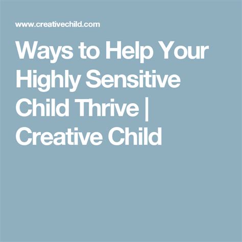 I would not use it. Parenting: 10 Ways to Help Your Highly Sensitive Child ...