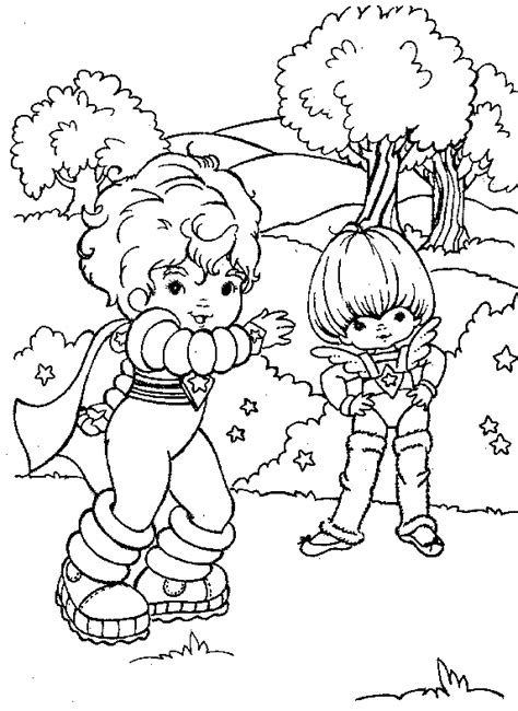 Free download 32 best quality rainbow flag icon at getdrawings. Coloring page : Rainbow Brite - Coloring.me