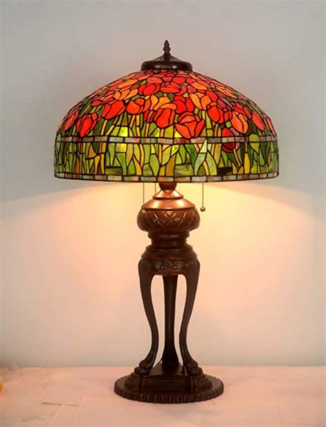 Tiffany table lamp w16h24 inch double birds stained glass shade reading light s805 werfactory lamps parent friend kid lover bedroom living room study office coffee bar antique art handmade craft gift. Meyda Tiffany 67850 Pinecone Ridge Table Lamp, 19.5"H - - Amazon.com in 2020 | Tiffany style ...