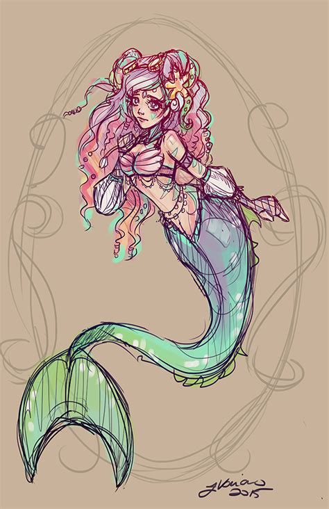 Where can i find mermaids? The Little Mermaid Sketch by NoFlutter on DeviantArt