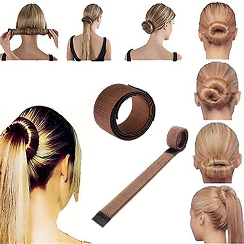 5 out of 5 stars. Zinnor Hair Bun Maker Long Sticks Ball Head Hair Magic Bun ...