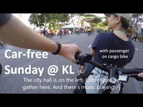 Each time, title sponsor ocbc bank offers 140 bicycles for the people to use for free. Car Free Morning with passenger on cargo bike - YouTube