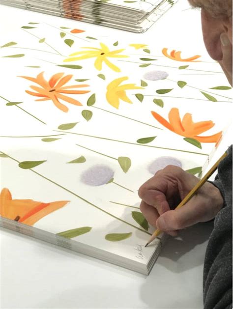 Using both subtle and contrasting colors during the screen process take expertise that only a master, like katz, can achieve. Artwork Alex Katz Summer Flowers 2 | GALLERY FRANK FLUEGEL