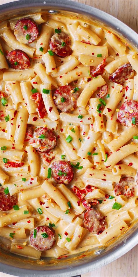 Instructions slice smoked sausage into bite sized pieces. Creamy Mozzarella Pasta with Smoked Sausage (With images ...