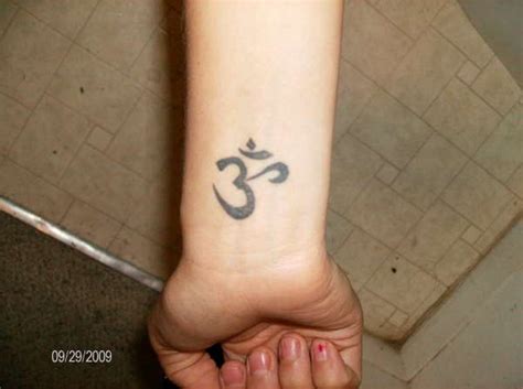 Unalome om symbol tattoo looks awesome. 46 Om Tattoo On Wrists