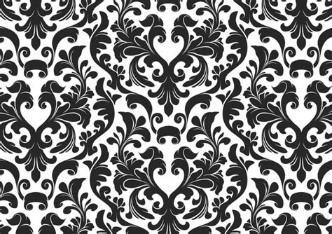 Computer icons black & white flame fire combustion. Damask Black And White Wallpaper | Free Images at Clker ...