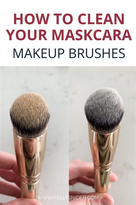 How to Clean Your Makeup Brushes | Maskcara makeup, How to ...