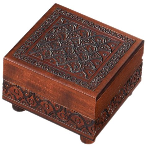 Wooden Carved Puzzle Box | Puzzle Boxes | Puzzle Master Inc