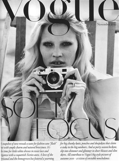 By sarah tetteh for mailonline. StyleLoverz: Vogue UK Lara Stone