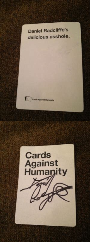 Cards against humanity is a party game for horrible people. 25+ Best Daniel Radcliffes Delicious Asshole Memes | Took Memes, Assholics Memes, and Memes
