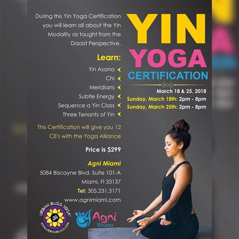 Maybe you would like to learn more about one of these? Yin Yoga Certification Miami March 2018 - Urban Bliss Yoga
