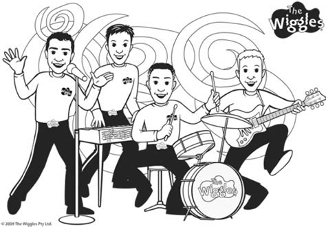 The ride is an indoor dark ride. Wiggles Band - The Wiggles Coloring Pages for Kids ...