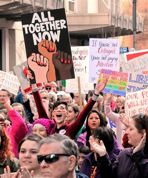 Pittsburgh protest marches for women, diversity - Pittsburgh: In Focus