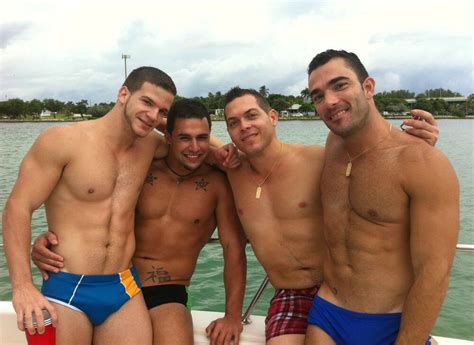 Do you like it when guys shave down. Shirtless Athletic Muscle Males Party Guys Boating Speedo ...