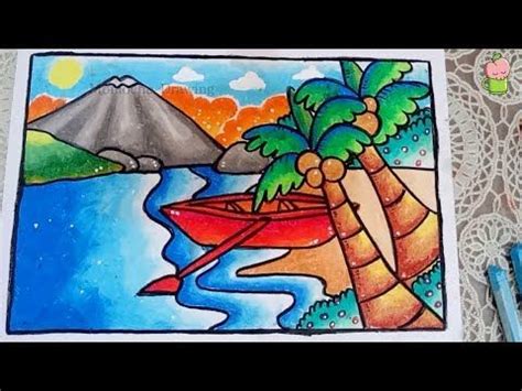 Memiliki sebuah taman pada hunian tidak hanya akan mempercantik. Cara Menggambar Taman Bunga Yang Indah Dan Mudah | Ideku Unik