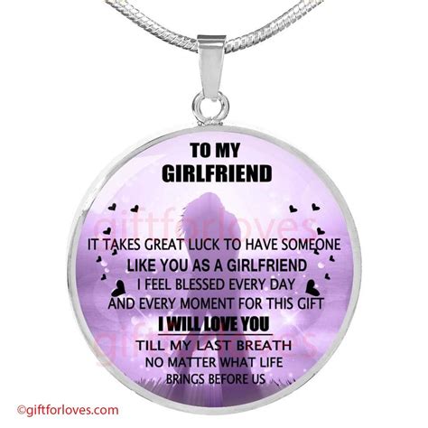 When you aren't just shopping for some office secret santa party, thoughtful gifts are the right call, but you may need a little help. Girlfriend Gift Girlfriend And Boyfriend Necklace Best ...