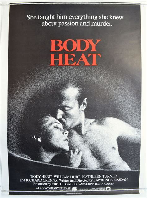 Body heat movie reviews & metacritic score: Body Heat - Original Cinema Movie Poster From pastposters ...