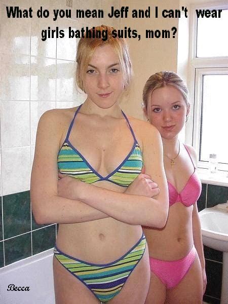 Russian amateur couple with dominant women. PG Rated TG Captions: 2 Bikinis