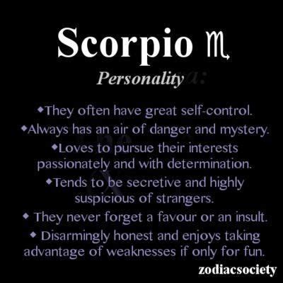 Determinationpeople born in the sun of scorpio are focused on their wishes. Scorpio Personality | Scorpio personality, Scorpio zodiac ...