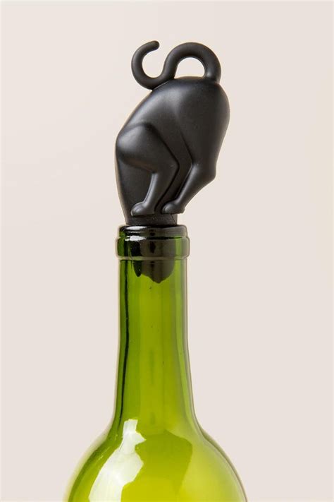 Add grilled chicken 6 add steak 8 add shrimp 10. Stop Kitty Black Cat Wine Stopper- gift-cl (With images ...
