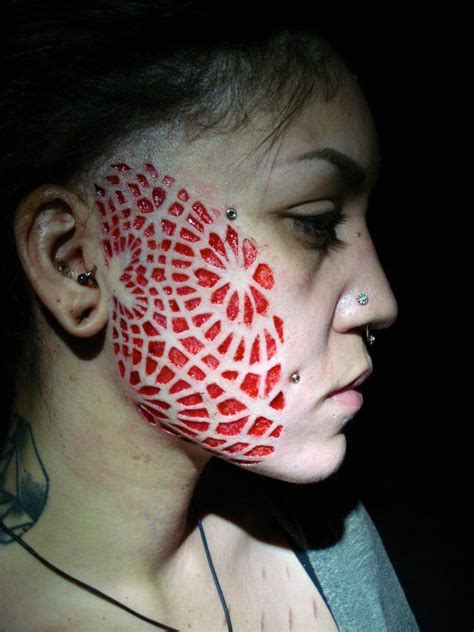 While some do it for spiritual reasons, other do it to increase the sensation while kissing. 30+ Unique Scarification Tattoos Designs
