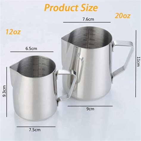 To me, whole milk, also being a healthy drink on its own, is a perfect addition to coffee. Milk Frothing Pitcher 20 oz Stainless Steel Milk Frothing ...