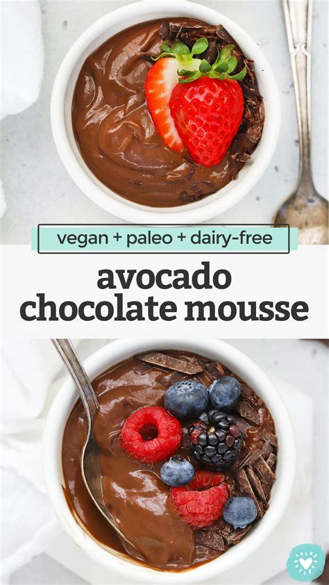 Silky chocolate avocado mousse with a mexican chocolate twist and cinnamon whip topping! Chocolate Avocado Mousse (Paleo + Vegan!) • One Lovely Life