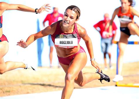 Luminosa bogliolo is an italian hurdler who won a gold medal at the 2019 summer universiade and a silver medal at the 2018 mediterranean gam. Luminosa Bogliolo - Liguriasport