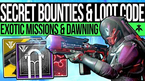 The codes are correct as we. Destiny 2 | NEW LOOT CODE & SECRET BOUNTIES! Exotic ...