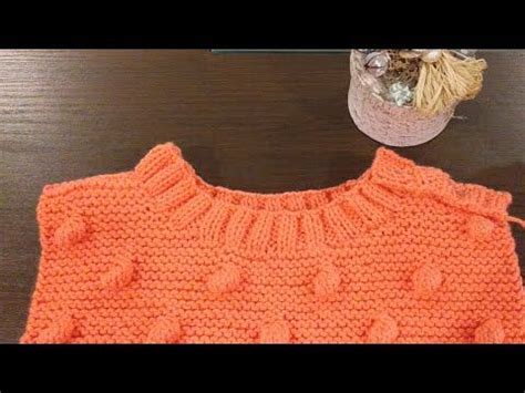 Pick up stitches first from the back and then the front. How to Pick up stitches & knit Round Neck Border On ...