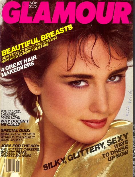 Julie Wolfe - Glamour US November 1981 by Alex Chatelain | Glamour magazine cover, Glamour ...