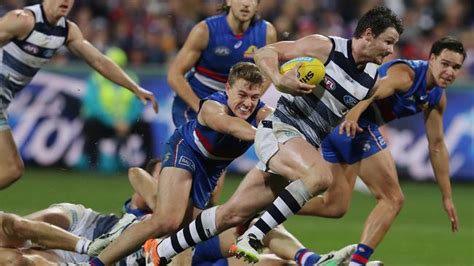 A small detail in the blockbuster round 14 clash between geelong and the western bulldogs has delighted fans, but irked an afl great. Geelong Cats vs. Western Bulldogs, scores, highlights, result