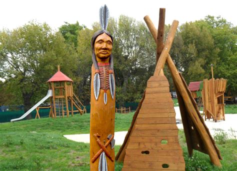 Maybe you would like to learn more about one of these? Totempfahl Indianer aus Robinien Holz - Ziegler Spielplätze