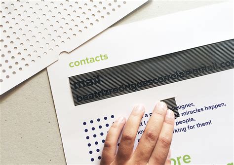 Your business card is not just about your contact. Interactive Business Card on Behance